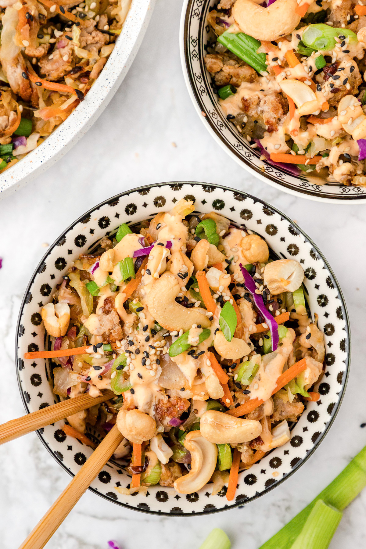 egg roll bowl