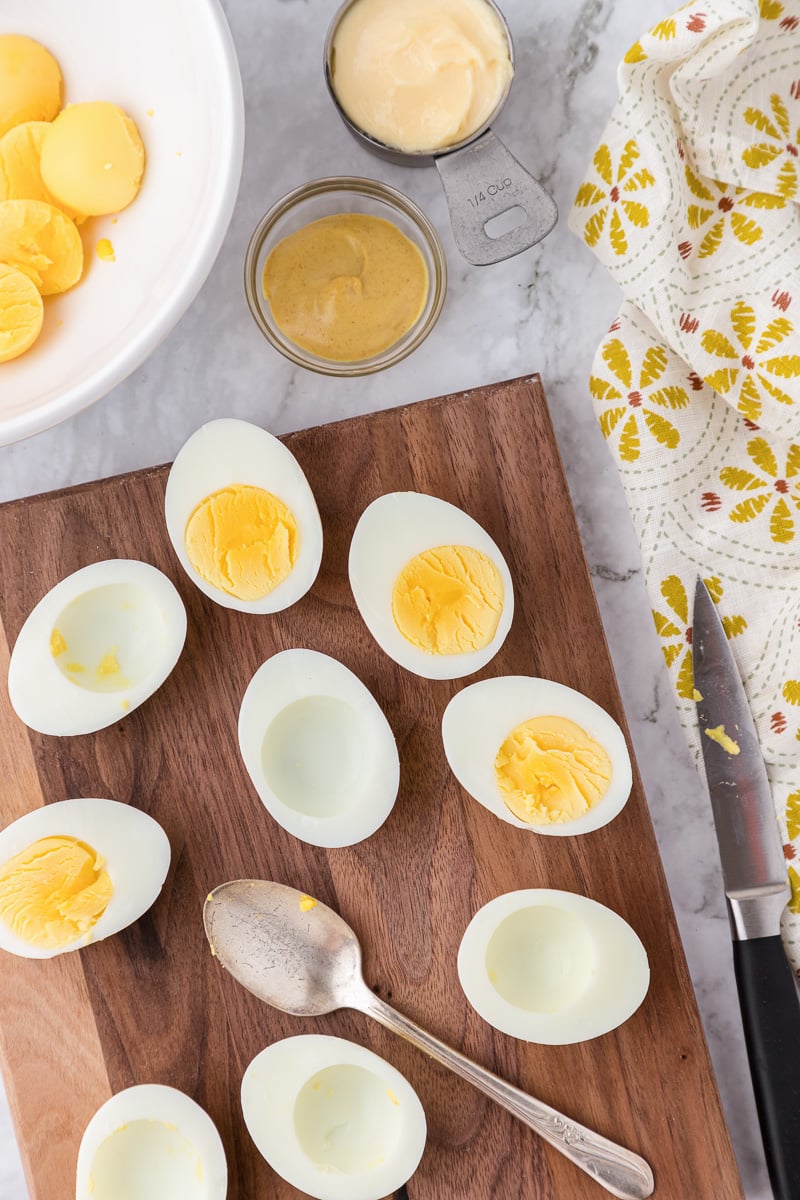 deviled eggs
