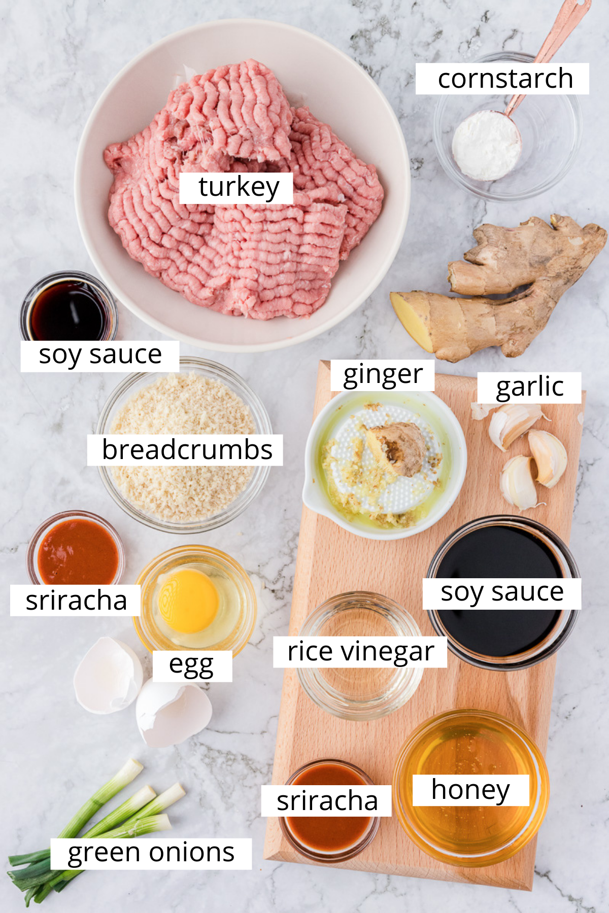 honey sriracha meatball ingredients