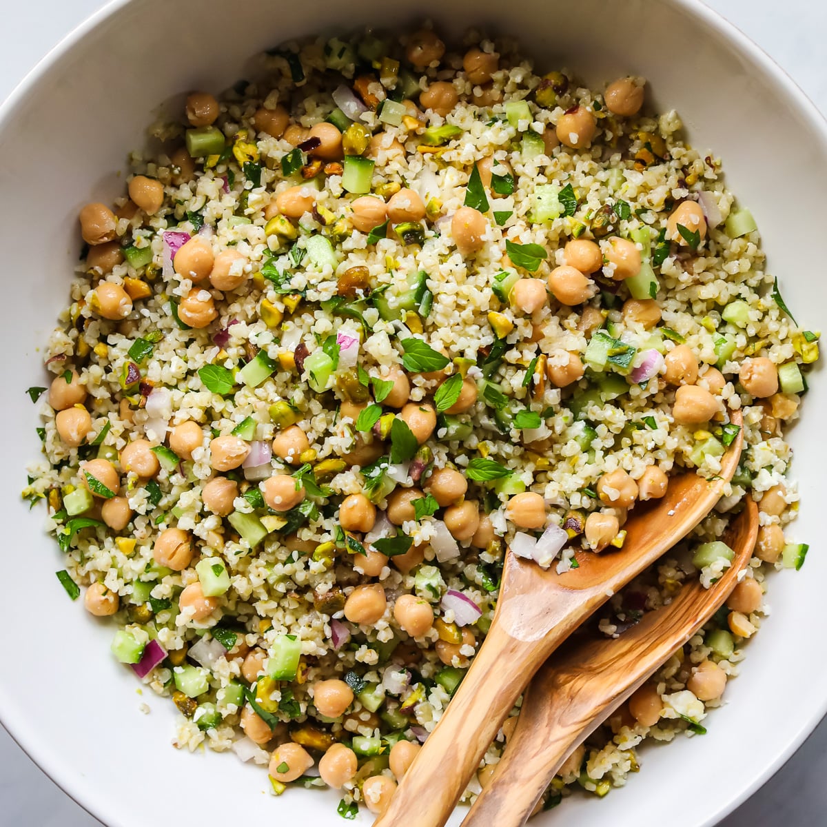 Jennifer Aniston Salad in bowl.