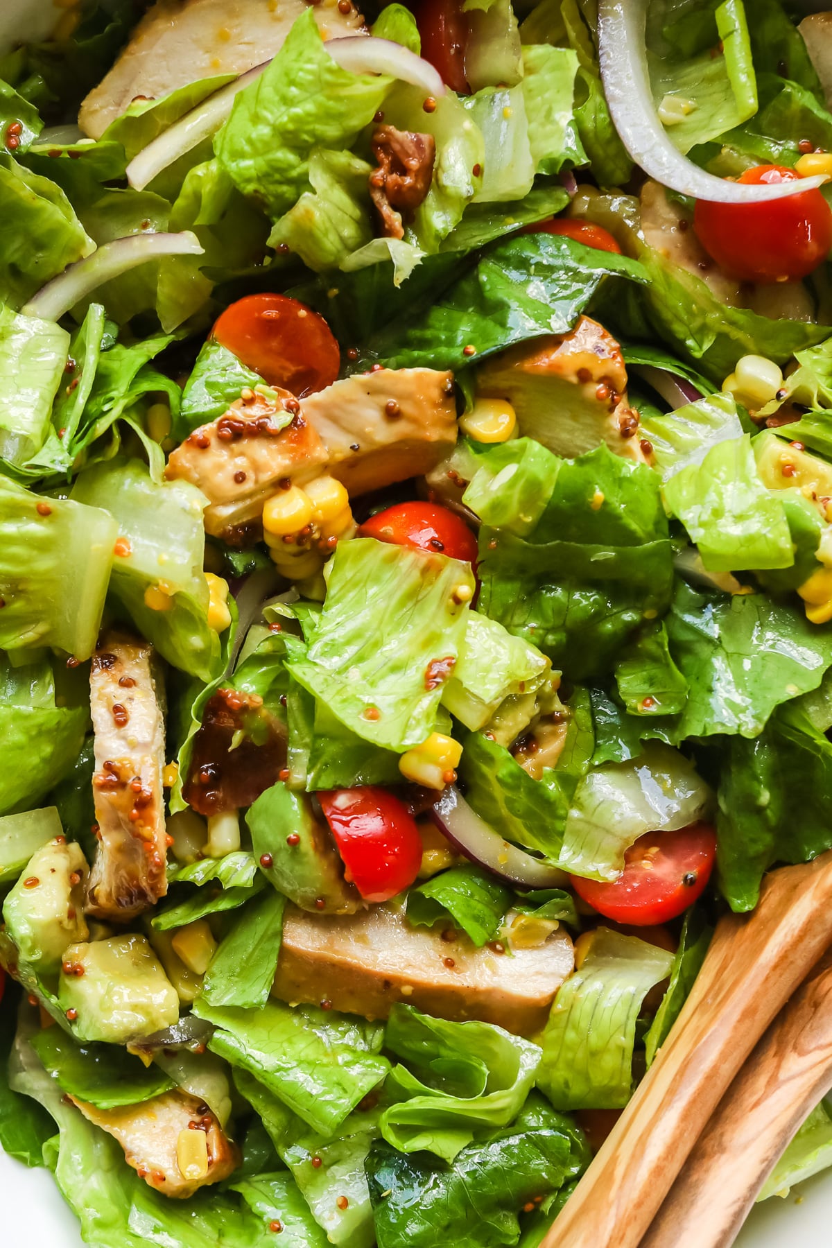 Honey mustard chicken salad.