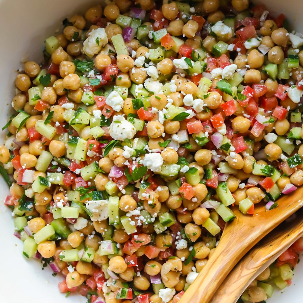 Chickpea salad.