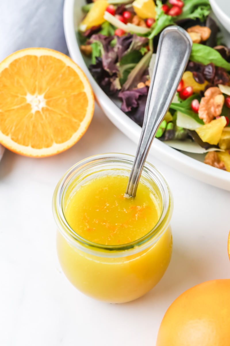 Orange citrus vinaigrette.