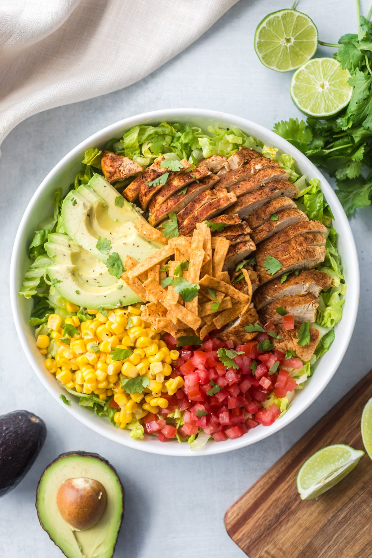 Santa Fe salad in bowl.